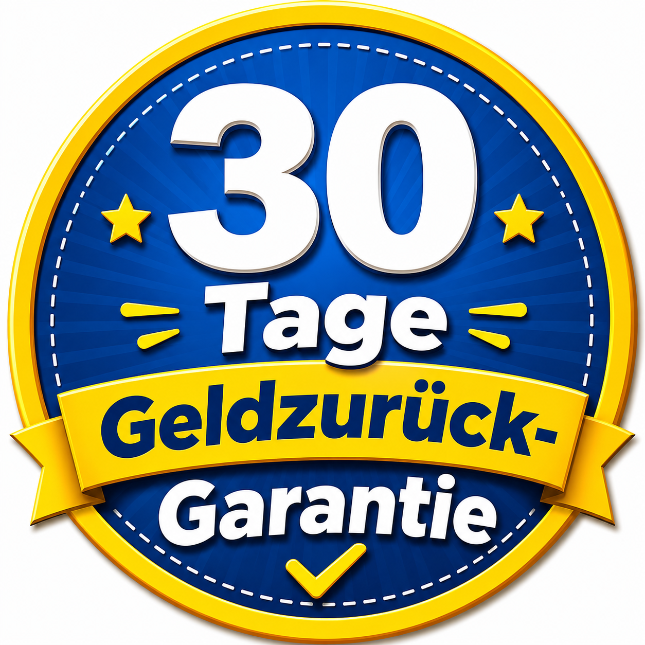 30 Tage Geld-zurück-Garantie